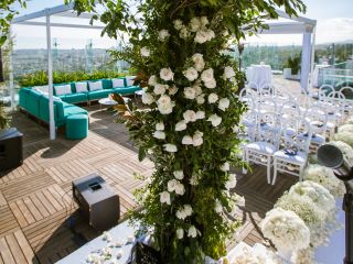 wedding rooftop ceremony penthouse
